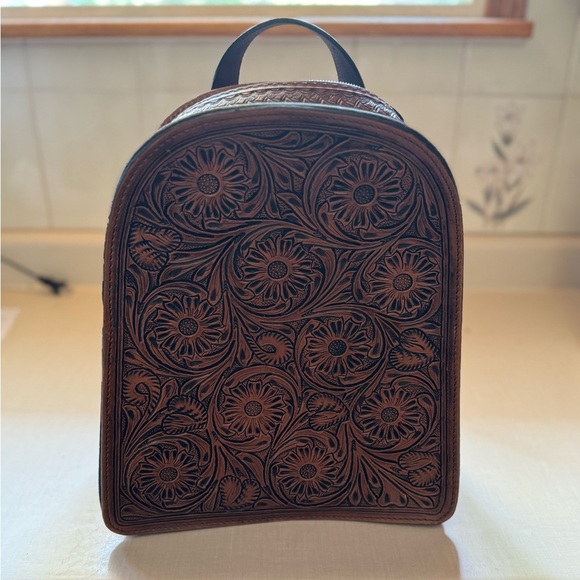 American Darling Handbags - American Darling fully tooled leather backpack
